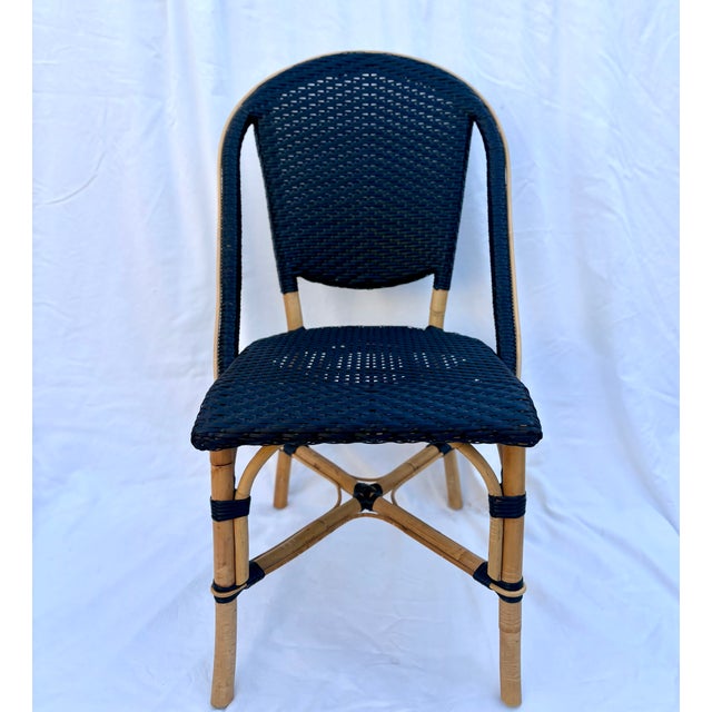 French Sika-Design Black Bistro Sophie Side Chair-Set of 4 For Sale - Image 3 of 10