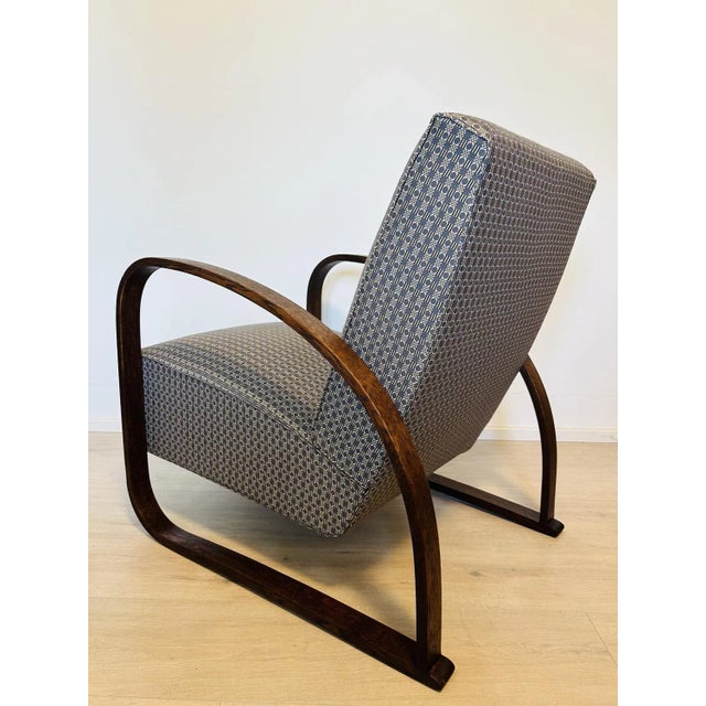 Vintage H-70 Chair by Jindrich Halabala, 1970s For Sale - Image 9 of 12