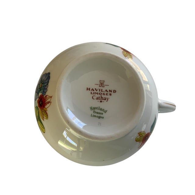 Vintage Haviland Limoges Cathay Coffee Pot Creamer Sugar Set Made in France 1973-1991 For Sale - Image 11 of 12