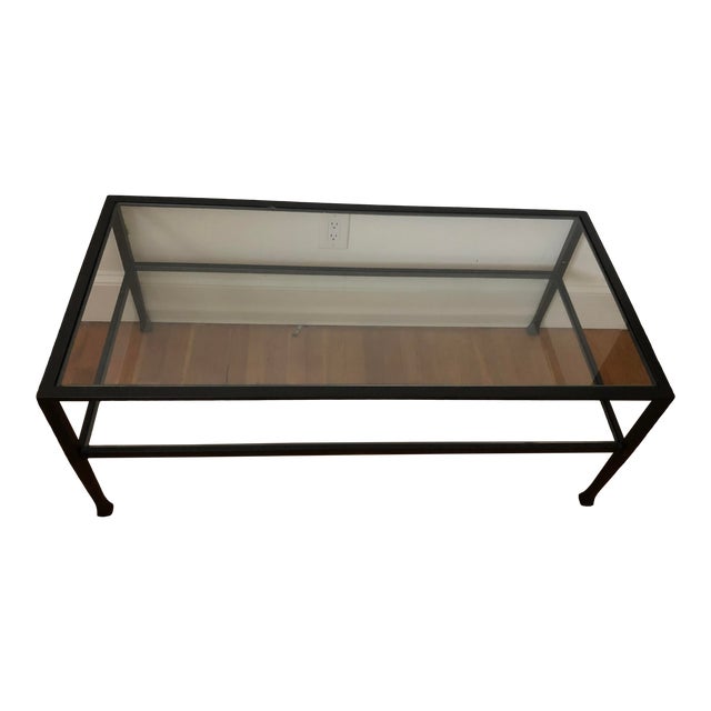 Contemporary Pottery Barn Tanner Coffee Table Chairish