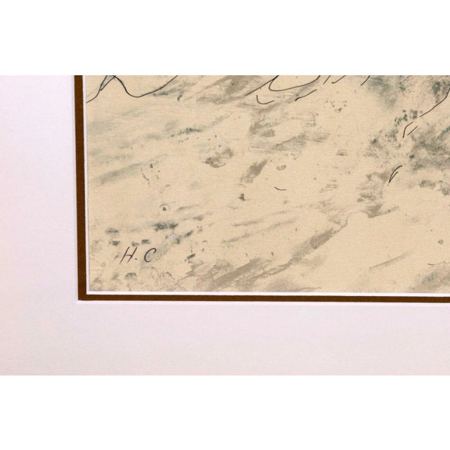 Printmaking Materials Lebadang Boat at Docks Signed Modern Lithograph with Intaglio H.C. Framed For Sale - Image 7 of 10