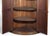 Wood Antique Nineteenth Century American Country Pine Curved Bow Front Corner Cupboard Cabinet For Sale - Image 7 of 14