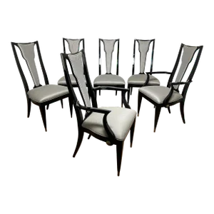 Italian Modern Style Dining Chairs From Ryan Korban Interior - Set/6
