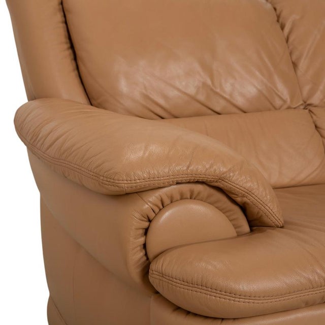 4-Seater Sofa in Brown-Beige Leather from Himolla For Sale - Image 6 of 13