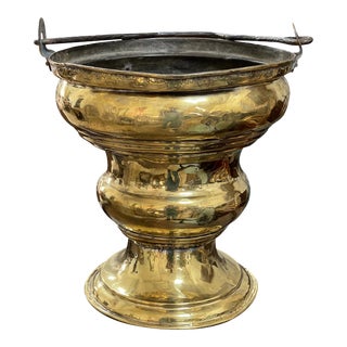 18th Century French Brass Bucket For Sale