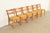 Heywood-Wakefield Heywood Wakefield Mid-Century Modern Solid Maple Dining Chairs, Set of Six For Sale - Image 4 of 13