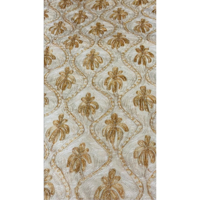 Metal Tablecloth/Napkins Vintage Embroidered Ghabani Style For Sale - Image 7 of 12