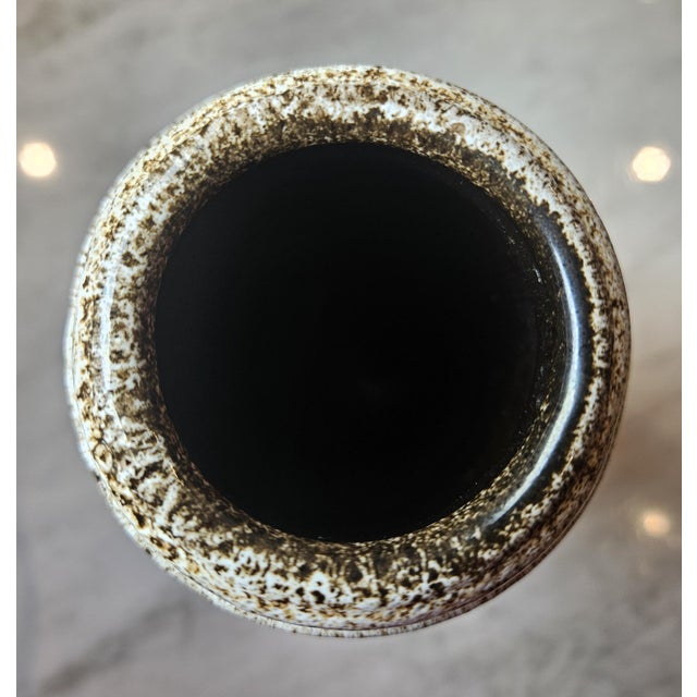 Brick Red 1960s MCM "Fat Lava" Vase by Scheurich Keramik For Sale - Image 8 of 12