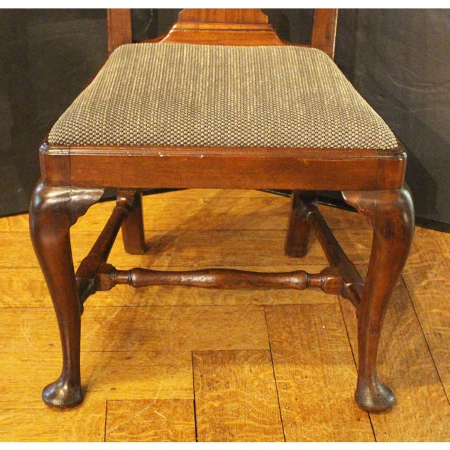 Pair of English Early-Mid 18th Century Queen Anne Side Chairs For Sale - Image 11 of 11