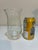 Vintage Etched Grape & Vine Glass Hurricane Shades, Set of 6 For Sale - Image 4 of 6