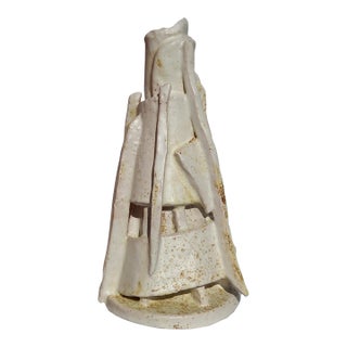 'Tatline' Contemporary Architectural Ceramic Sculpture Vase / Lamp by Diane Grant For Sale