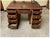 Antique Art Nouveau Freestanding Desk, 1915 For Sale - Image 3 of 12