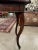 19th Century French Fitted Drawer Mahogany Side Table With Cabriole Legs For Sale - Image 11 of 12