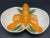A fun mid-century, hand painted sculptural ceramic lobster dish. The perfect spot for keys or as a serving dish for cheese...