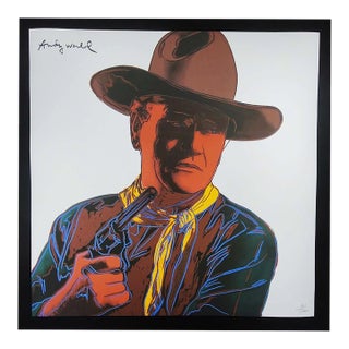 1980s After Andy Warhol, John Wayne Limited Edition Lithograph For Sale