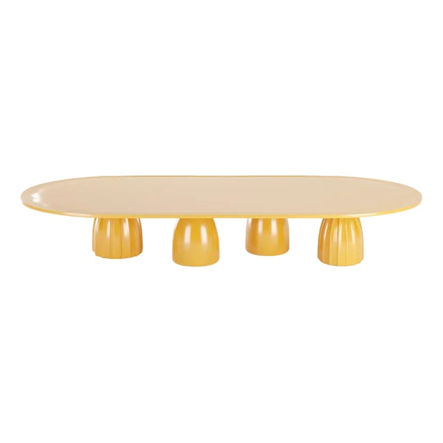 Djembe Table in RAL 1005 Lacquer from Collector For Sale