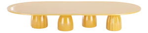 Djembe Table in RAL 1005 Lacquer from Collector