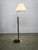 Vintage German Adjustable Oak and Metal Floor Lamp with Handmade Paper Shade, 1970s For Sale - Image 14 of 16