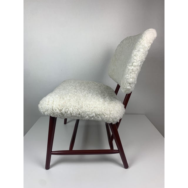 Brown Mid-Century Scandinavian Model Teve Lounge or Easy Chair attributed to Alf Svensson, 1950s For Sale - Image 8 of 18