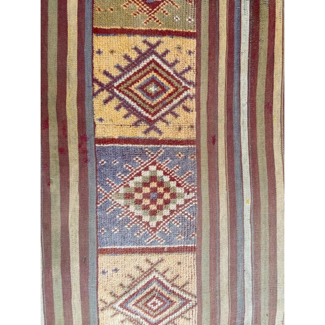 Vintage Tribal Moroccan Rug, 1950s For Sale - Image 3 of 14