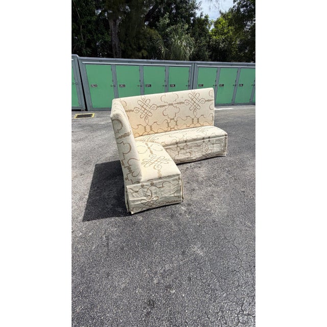 I have never met a banquette I did not like. This is a great and dramatic 2 piece banquette perfect for a kitchen. You...