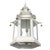 Three-Tier Pagoda Top Tole Lantern With Hanging Bells in White and Gold For Sale In New York - Image 6 of 14