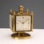 Table Clock in Gold-Plated Brass For Sale - Image 3 of 10
