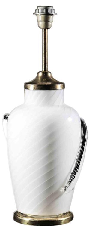 Vintage Murano Glass Table Lamp, Italy, Mid-20th Century