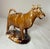 19th Century Rare Early Antique Staffordshire Pottery Brown Drip Glaze Cow Creamer Sculpture For Sale - Image 11 of 17