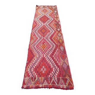 Vintage Turkish Handknotted Runner Rug - 31"x113" For Sale