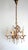 Mid-Century Modern Brass and Lead Crystal 5-Flame Chandelier from Palwa, 1960s For Sale - Image 3 of 13