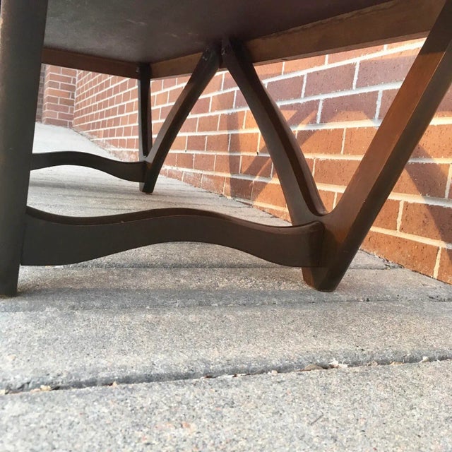 1950s Mid-Century Modern Sculptural Coffee Table / Bench Manner of Adrian Pearsall For Sale - Image 5 of 13
