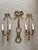 Vintage Brass Candle Holders/Candle Sconces/ Wall Decor For Sale - Image 4 of 14