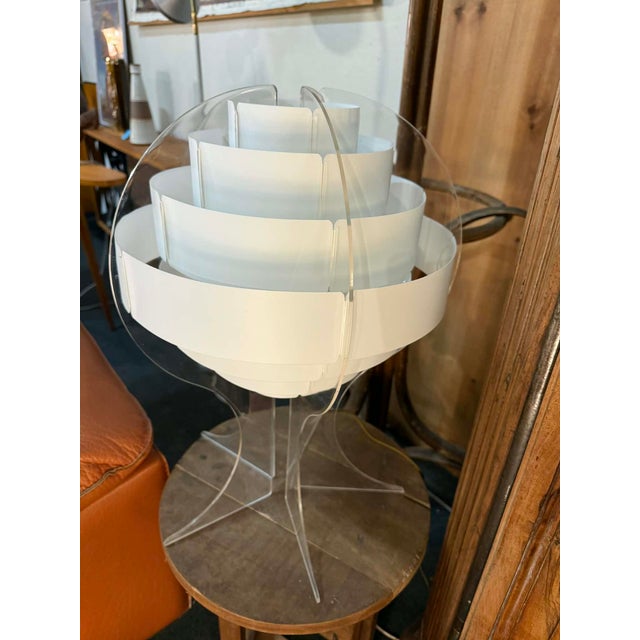 Vintage Danish Strips Lamp, 1970s For Sale - Image 4 of 8