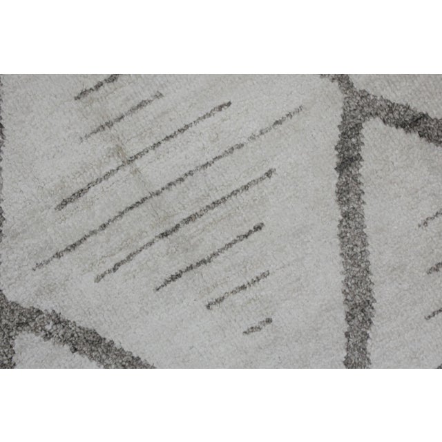 Modern Hand Knotted Bamboo Rug - 10' X 14' For Sale - Image 3 of 3