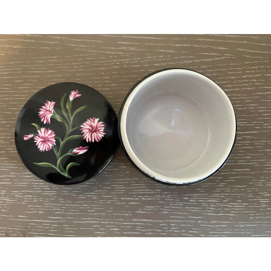 Vintage Tiffany and Company Trinket Box, Mrs. Delany's Flowers