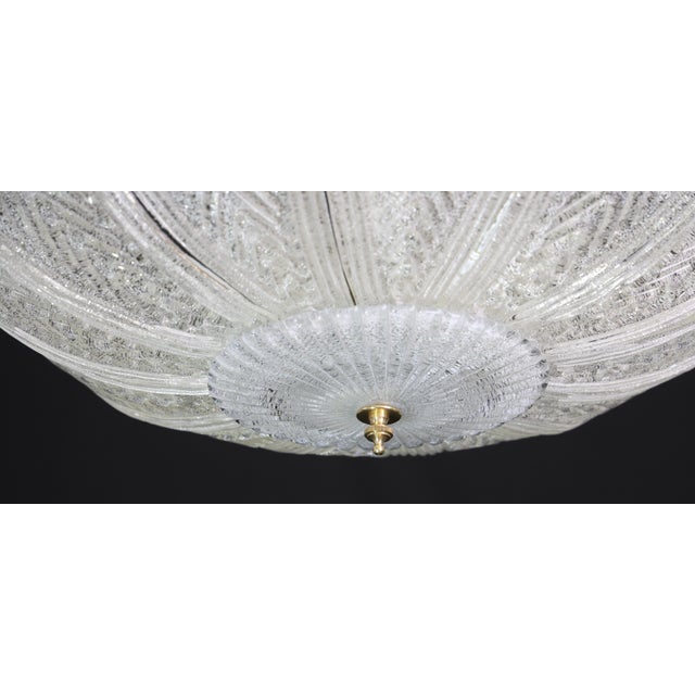 Bologna, Italian Murano Glass Ceiling Light or Flush Mount, 1980s For Sale - Image 11 of 13