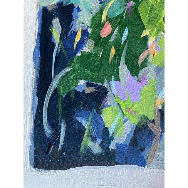 “Spring Bouquet” Acrylic Paint on Paper by C. Carrillo For Sale - Image 4 of 5