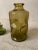 Vintage 1960's Olive Green Art Glass Decanter or Bottle With Stopper For Sale - Image 4 of 12