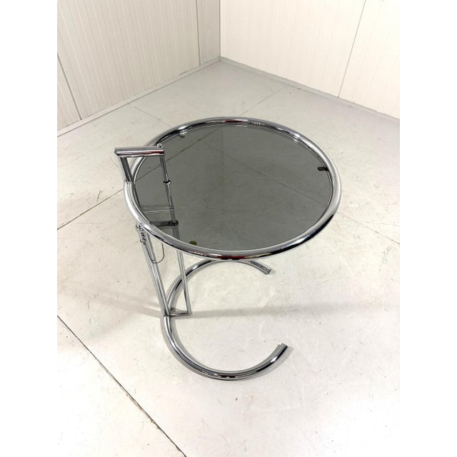 Gray Adjustable Side Table by Eileen Gray for Vereinigte Werkstätten, 1970s For Sale - Image 8 of 17