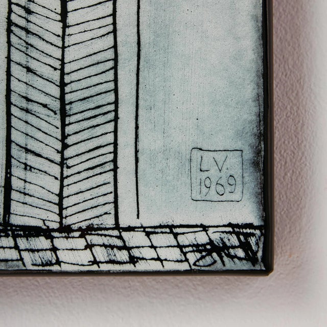 Vitus Lőrincz, Lovers Lane, Enamel For Sale - Image 6 of 9