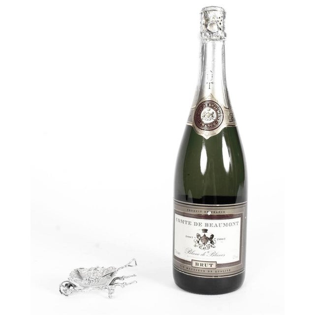 19th Century French Silver Salt Dishes in Shape of Wheelbarrows, Set of 2 For Sale - Image 18 of 18