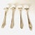 Shabby Chic Vintage Mismatched Silverplate Dessert Forks & Dessert Spoons- Set of 4 For Sale - Image 3 of 4