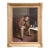 19th Century Belgian Genre Oil Painting by Alex De Andreis in Giltwood Frame For Sale