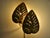 Large double wall sconce in gilt metal, "leaf" or "gold leaf" design. 1970s. In the style of (or by) Jansen, France. The...