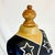 1980s Vintage Americana Patriotic Flag Paper Mache Dress Form Mannequin Centerpiece Holiday Accent - 4th of July For Sale - Image 14 of 14