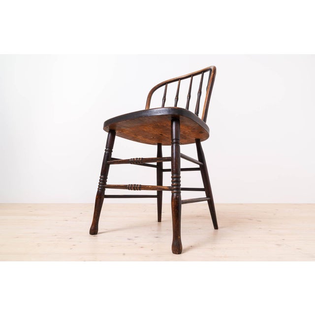 Antique Countryside Style Dining Chairs, 1890s, Set of 4 For Sale - Image 9 of 12