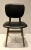 Stylish Industrial Modern Black Faux Leather Side Chair/Desk Chair, cerused finished light wood base, metal accents,...