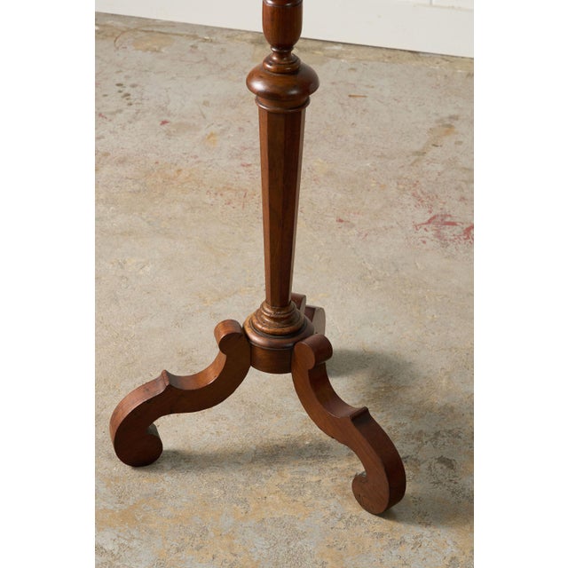 English Oak Cocktail Table | Plant Stand With Unusual Base (C. 1930) For Sale In Charleston - Image 6 of 6