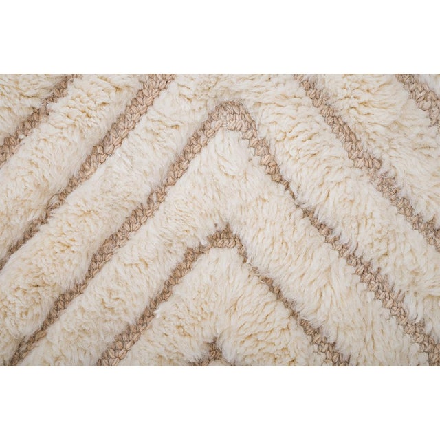 Hand-Knotted Wool Premium Rug by Azele Studio For Sale - Image 4 of 14